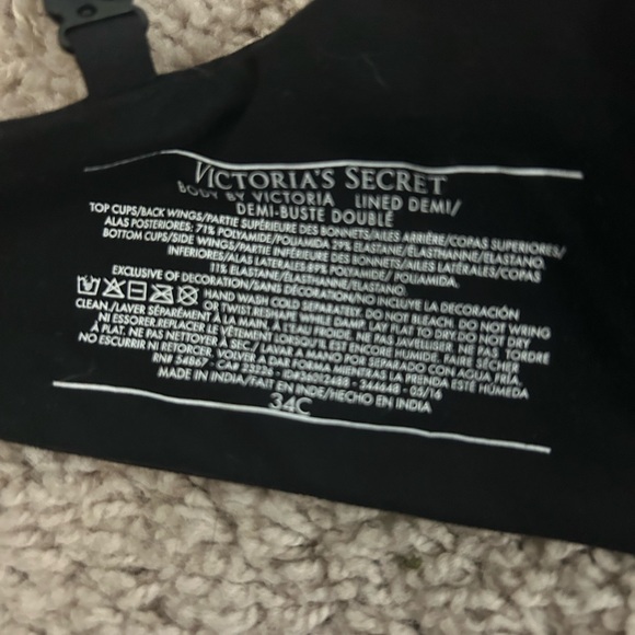 Set of 2 Body By Victoria Lined Demi Lace Bras - Picture 7 of 9